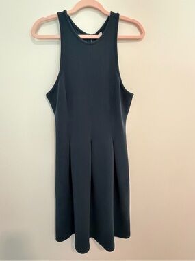 *EUC* Athleta Dark Teal Sleeveless Pleated Skirt Midi Active Dress